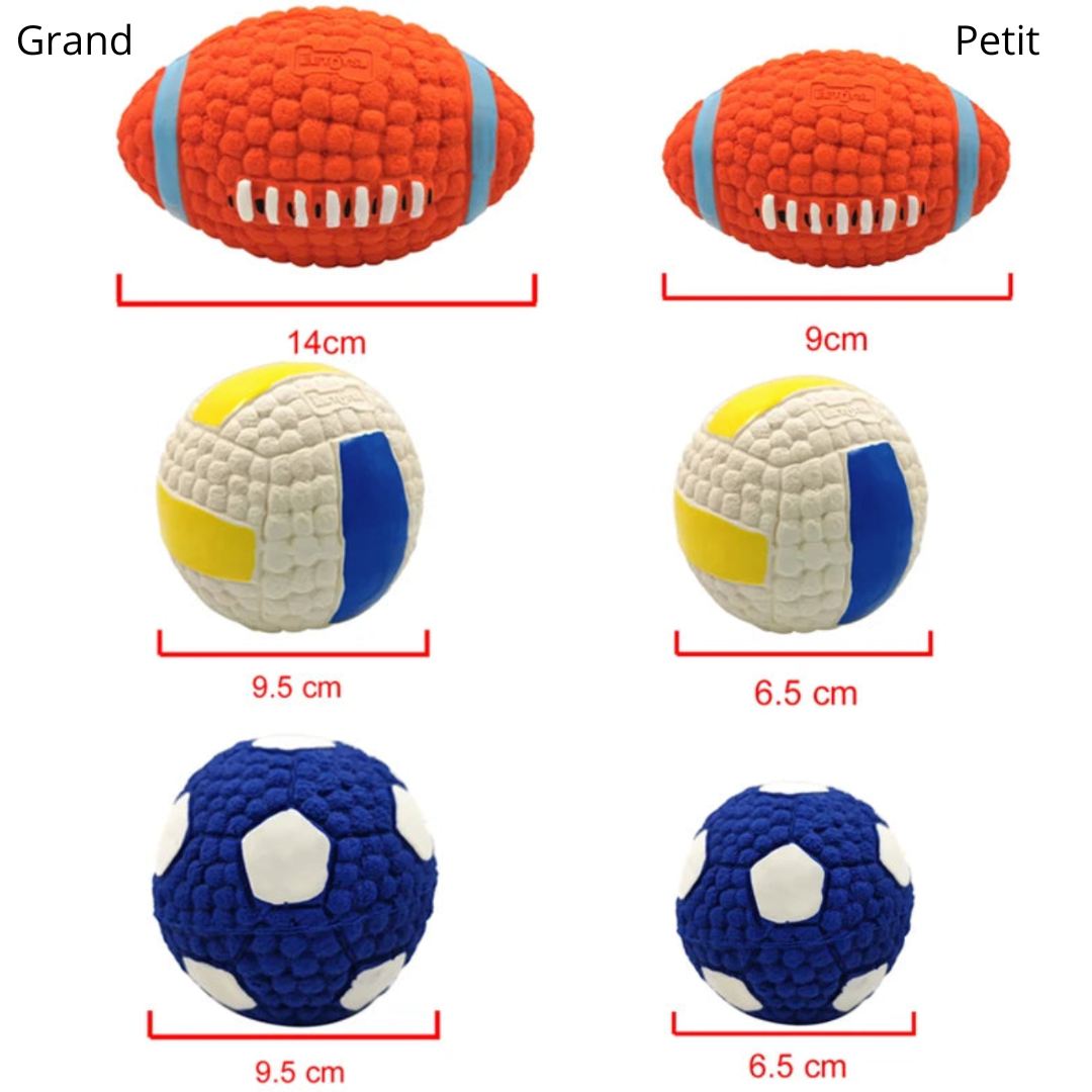 Jouet couineur en forme de ballons