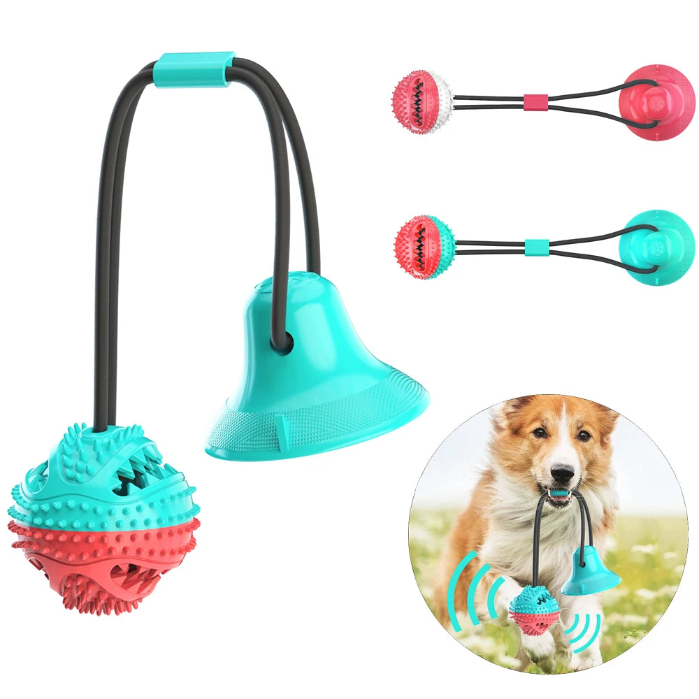 Balle interactive multifonctions pour chien